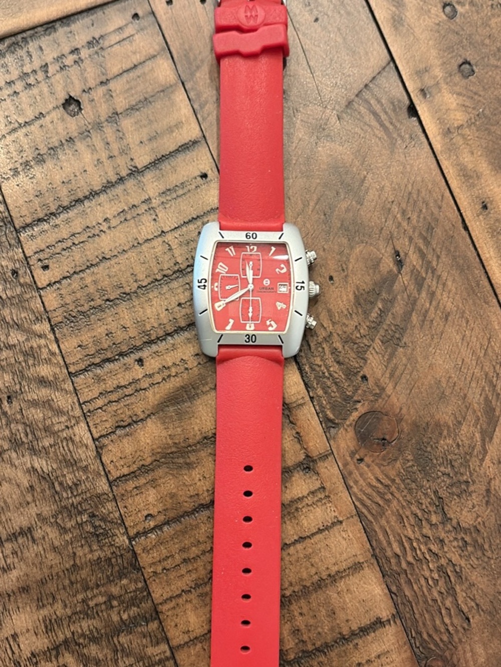 Red Men's Urban Chronograph Watch - Michelle